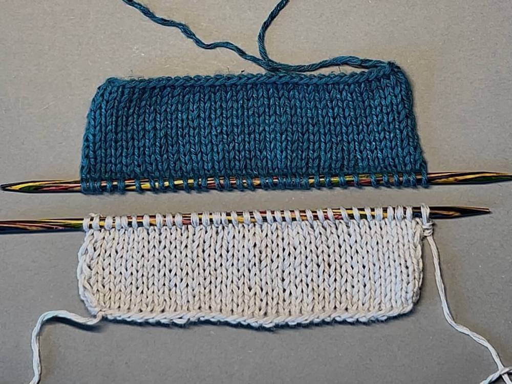 Kitchener stitch - the begining