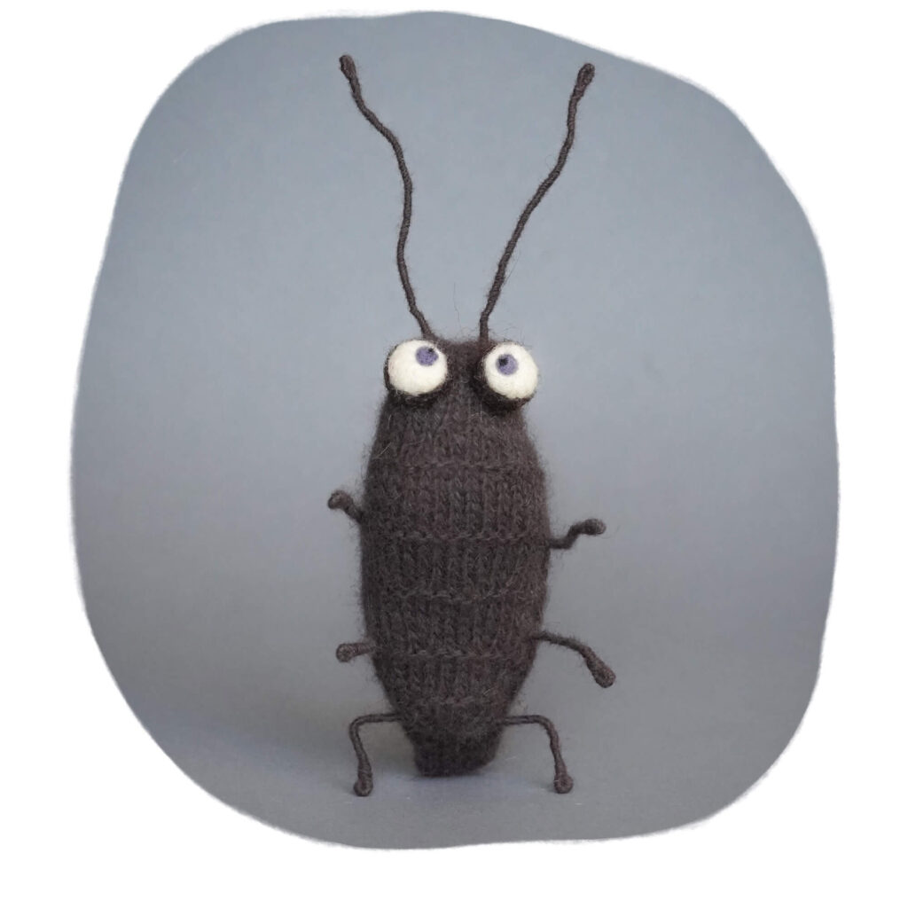 Knitted Cockroach Fedor - Вязаный таракан Фёдор