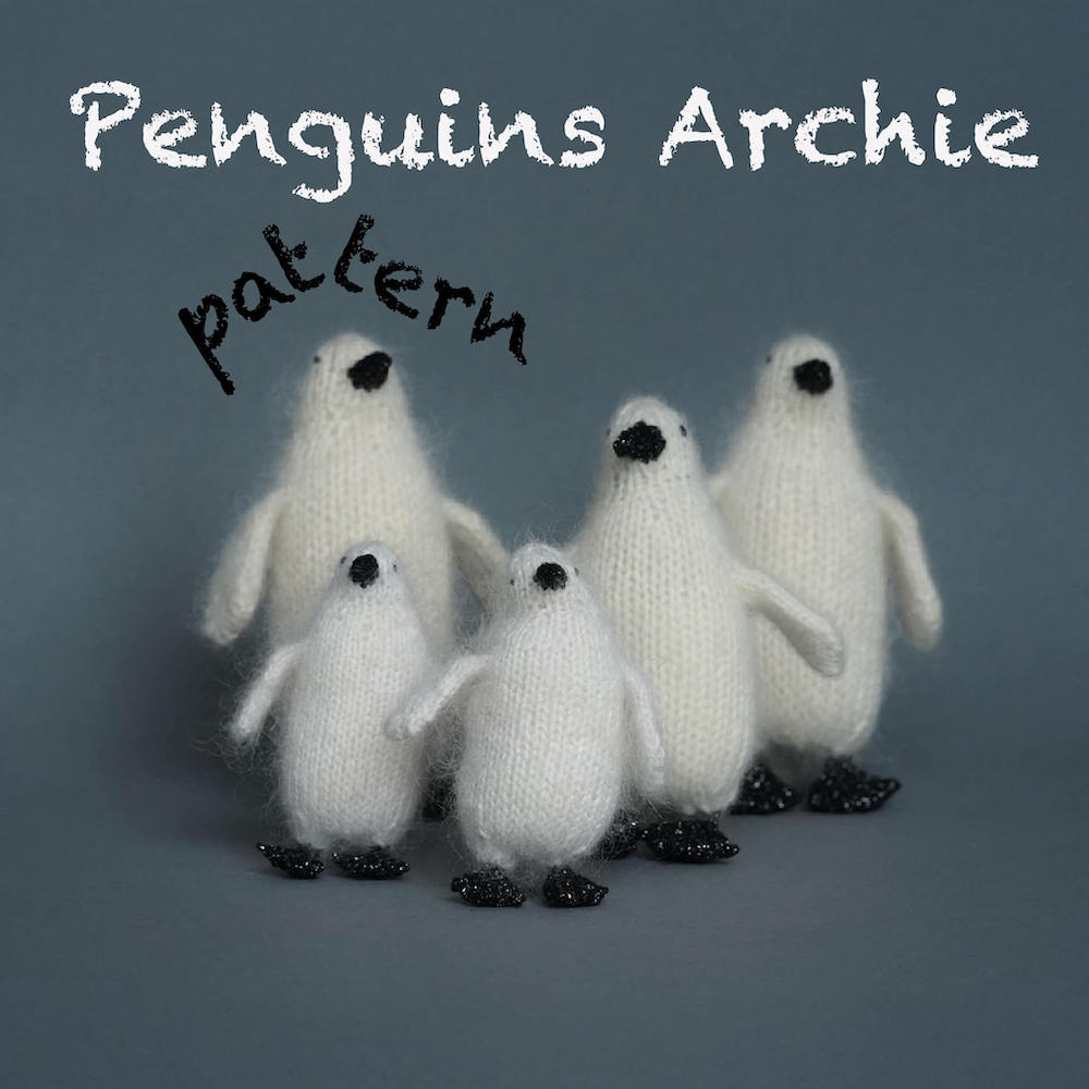 Knitting pattern Penguins Archie
