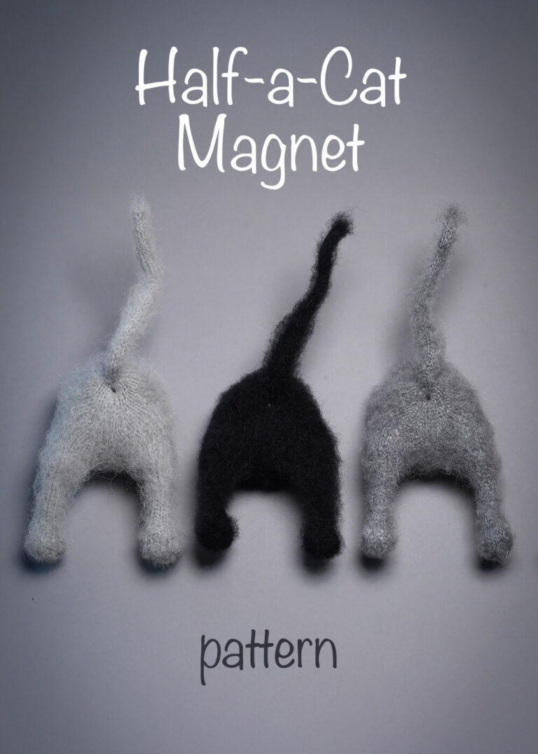 Half-a-Cat Magnet Pattern