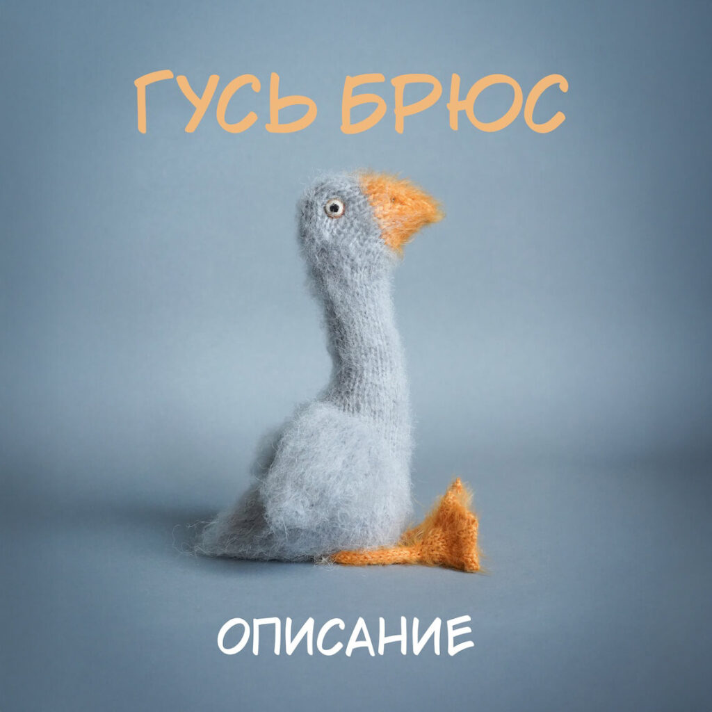 PATTERN Goose Bruce / Описание для вязания гуся спицами Гусь Брюс